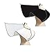Grembiule da Barba,Barba Catcher 2 Pack Impermeabile Grembiule Rasatura Trim Barba Trimmer Grembiule con Ventose Beard Apron per Uomo Bianco e Nero Nylon