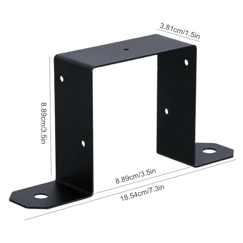 Anclaje de postes para terrazas y cubiertas de madera exterior 4x4 3