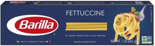 Miniatura 3 de Barilla Pasta, pelo de ángel, fettuccine, lingüino, espaguetis y espaguetis finos, 16 onzas (paquete de 5)  con mini espátula Make Your Day