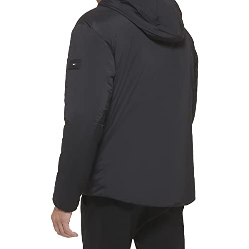 Image of Tommy Hilfiger Men's Stretch Performance Filled Rain Jacket