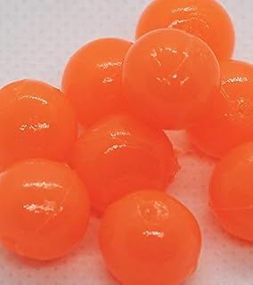 BnR Tackle SBSHR20 Soft Beads, 20 mm, Shrimp, Neutral Buoyancy, 10/Pack