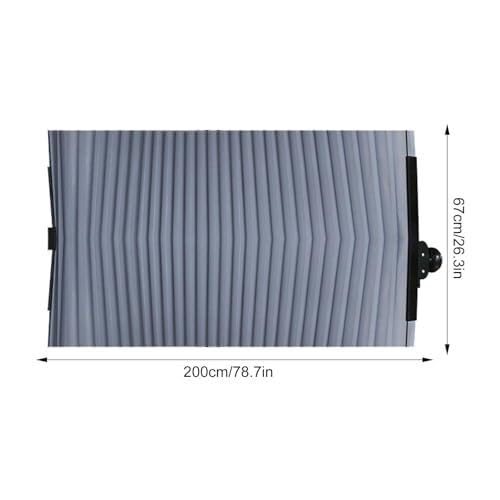 Parasole retrattile per parabrezza auto - Tende eibili con privacy magnetica per anteriore e posteriore Parasole per finestrini auto