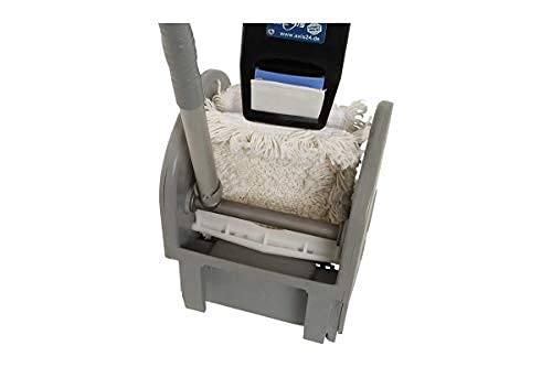 Soporte Plegable Twinstar 40 cm - Soporte Mopa sin Prensa | Accesorio para carrito de limpieza profesional, sistema de plegado doble que evita contacto directo con agua sucia.