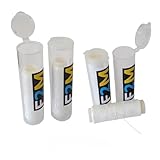 F2M - Köderfaden elastisch 2 Rollen Ø0.20 + 2 PVC Wasserdichtes Rohr - Brandungsangeln Köderfaden für Surfcasting Meeres Köderfaden Bindefaden Köder