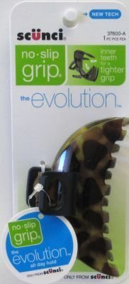 Scunci Con Double Teeth Jaw Clip 9Cm (3-Pack)