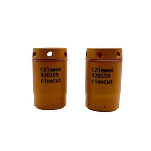 2Pcs 420159 Swirl Ring Duramax FineCut for Hypertherm PMX 125 Plasma Consumables