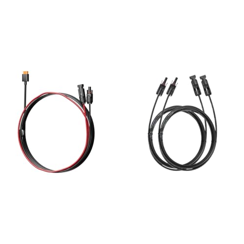 Amazon.co.jp: EcoFlow XT60iソーラー充電ケーブル + EcoFlow ソーラー