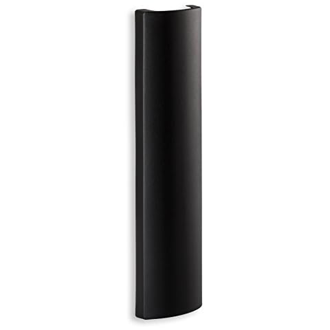 Meliconi SlimStyle Wire Cover Double, Super Thin Wire Cover Duct, Black Cover