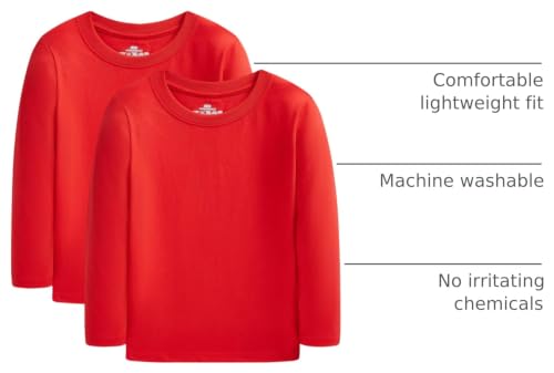 Image of Cadidi Dinos Boys Girls Long Sleeve Shirts Cotton Casual Crewneck Printed Kids T-Shirts