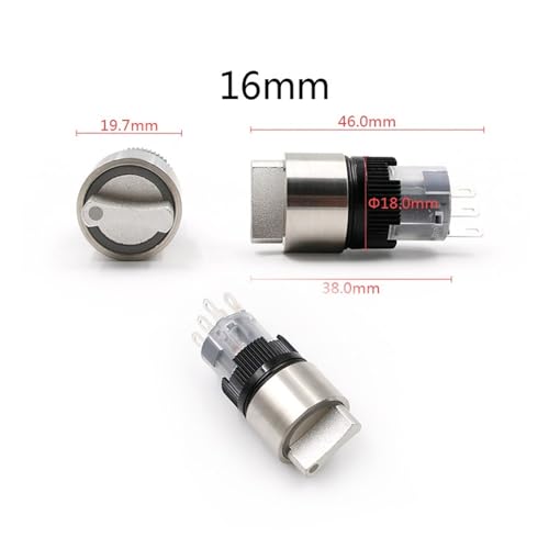 Bouton de sélection étanche 22mm pour sécuriser vos circuits à 3 positions
