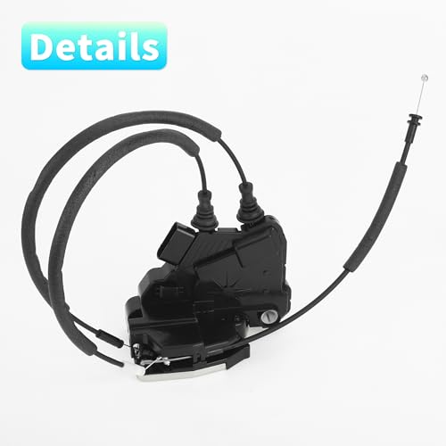 Image of X AUTOHAUX Replacement Front Left Driver Side Power Door Lock Actuator Motor with Cable for Kia Sorento 2016-2020 Door Latch Actuator Assembly Replace No.81310C5010 Black