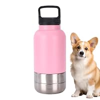 Borraccia Termica Per Cani Da 1520 Ml - Acciaio Inox, A Prova Di Perdite, Con Ciotola Rimovibile, Per Viaggi E Passeggiate