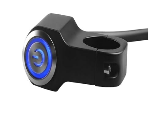 Interrupteur phare guidon moto étanche et bouton antibrouillard LED