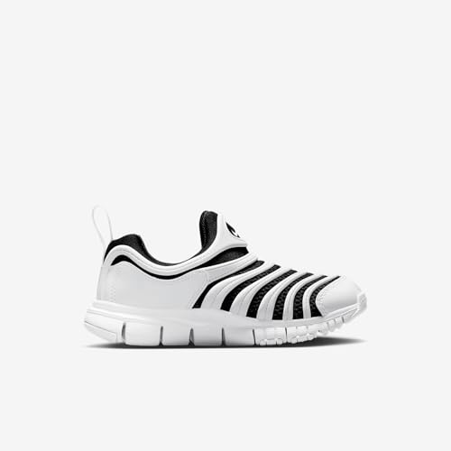Nike Dynamo Free Little Kids' Shoes (IB7245-100, White/Black)3