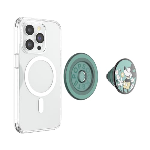 PopGrip para MagSafe PopSockets de Mickey Mouse Disney con esmalte floral 4