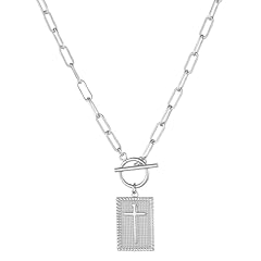 silver tag cross