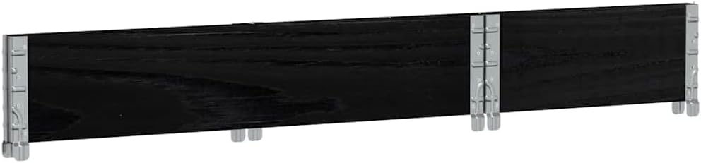 Single pine wood panel with galvanized hinges