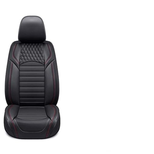 Housse de siège auto Honda MRV coussin cuir noir rouge