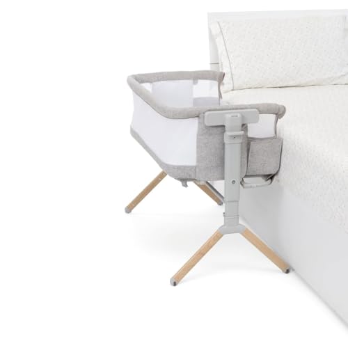 Chicco Next2Me Armonia, Culla Neonato Fianco Letto, Spondina Apribile, 11 Livelli Di Altezza, Altezza Regolabile Da 66 Fino A 83 Cm, 4 Ruote, Ottima Circolazione Dell’Aria, Grigio Chiaro Melange - 7