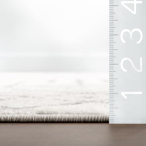 Alfombra decorativa nuLOOM 8x10 morocco gris miniatura 2
