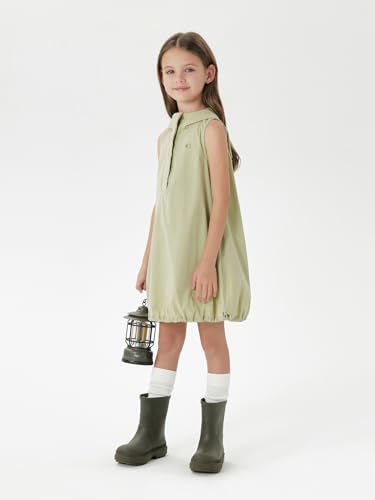 marc & janie Girls Quick-Dry Sleeveless Hooded Utility Dress Lightweight Breathable Active Skirt 2500082