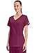 Cherokee Women's Workwear Scrubs Core Stretch V-Neck Top, Wine, Small