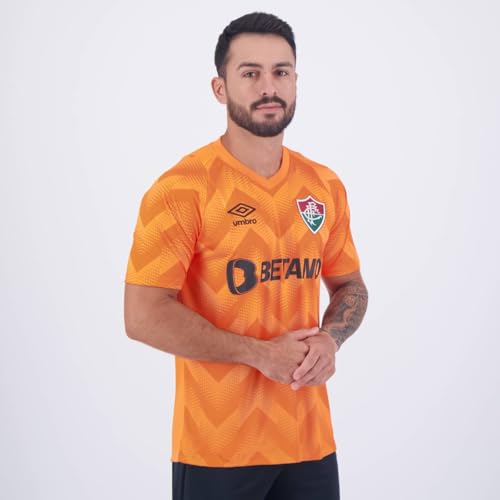 Camisa Umbro Fluminense Goleiro 2024 Laranja G