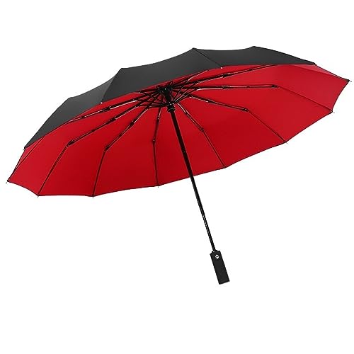 Parapluie pliant double couche bleu pour rester au sec lors de vos trajets