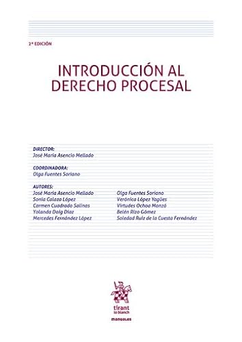 Introducción al Derecho Procesal 2ª Edición: 1 (Manuales de Derecho Procesal)