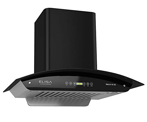 Image of ELISA 60 cm 1200m3 /hr Auto Clean Chimney (Amaze 60 Black, Baffle Filter)