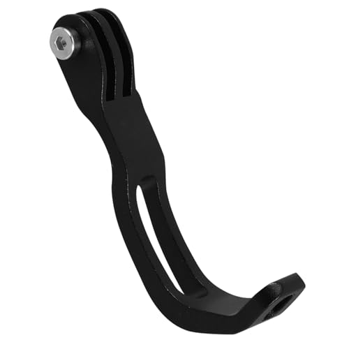 Abaodam Soporte De Luz De Bicicleta Adaptador De Luz De Bicicletas Soporte De Extensor De Luz Frontal De Bicicletas Monte De Luz En Bicicleta Aleación De Aluminio Black