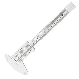 0-150mm/ 6'0. 05mm mini double échelle Vernier Caliper Sliding Ruminger Règle de calibre Equipement Micromètre Micromètre Bijoux Tool d' instrument de mesure (Color : White)