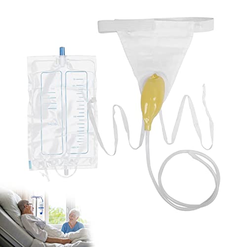 Colector de orina de silicona Catéter externo masculino Bolsa de recolección de orina masculina Re