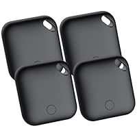 Air Tag Traceur, Localisateurs de Clés Fonctionne avec Apple Find My(Uniquement iOS), 100dB Bip, Suivi Mondial, Batterie Remplaçable, Tracker pour Clés/Valise/Bagages et Plus, 4 Pièces