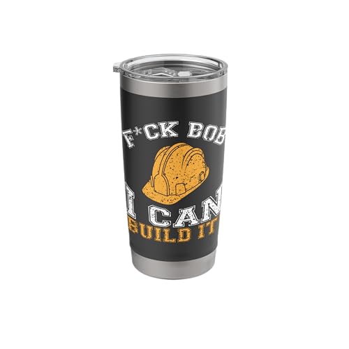 Bob Builder I Funny Construction Worker Stainless Steel Insulated Tumbler