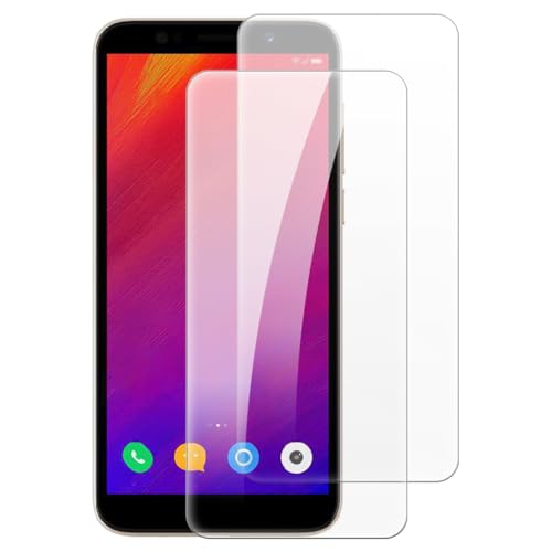 Shantime [2 piezas Protector Pantalla Cristal Templado Compatible con Lenovo A5 (5.45 pulgadas), HD Claro Antirrayas Sin Burbujas