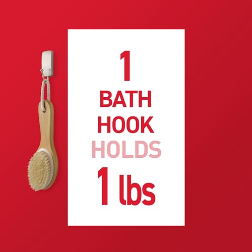 Command Small Satin Nickel Bath Hooks, 1 Hook, 2 Strips - image 7