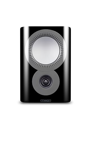 Mission ZX-1 Bookshelf Speakers (Pair) – Premium Passive Hi-Fi Tower Speakers, British Engineered, 5.25' (1300mm) DiaDrive Bass Drivers, 1.5' (38mm) Ring Dome Tweeter, 100W, 52Hz–24kHz, Piano Finish