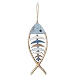 Accrochez ce poisson en bois dans différents environnements, de la fenêtre au jardin, et créez une sensation captivante