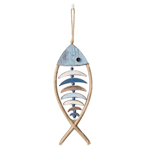 Décorations murales en forme de poisson en bois pour habiller un mur vide sans percer
