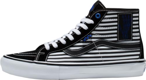 Vans - Zapatillas Skate Sk8-Hi Decon para hombre, Negro/Blanco, 42.5 EU