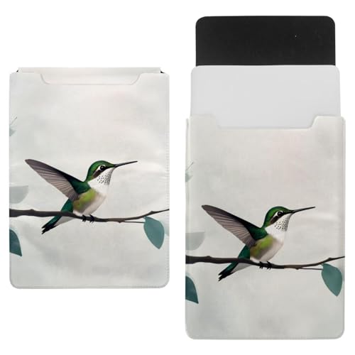 Housse pour ordinateur portable 35,1 x 25,9 cm motif colibri pour protection quotidienne élégante
