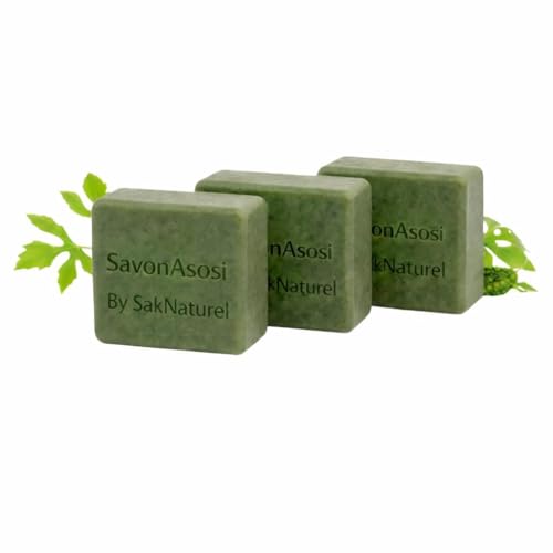 3 pack ASOSI SOAP, Cerasee Herbal Skincare Bar, Handmade Natural Soap Refreshing Cleansing Bar for Face and Body - Gently Removes Dirt and Impurities - Keeps Skin Feeling Fresh and Smooth Savon asosi image 2