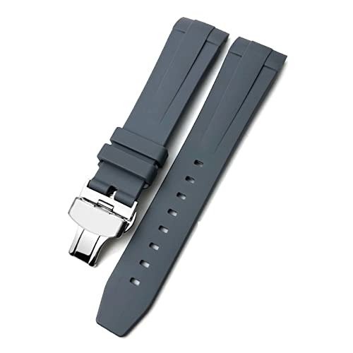 Bracelet montre silicone 20mm pour Longines HydroConquest boucle déployante agate