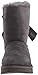 UGG Women's W Customizable Bailey Bow Short Fashion Boot, charcoal, 5 M US