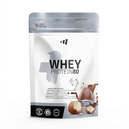 Imagen de MASmusculo Proteína Whey 80 Bote de 1 Kg Proteína Suero de Leche Batido para Ganar Masa Muscular Ayuda en la Recuperación Muscular Sabor Choco Surprise