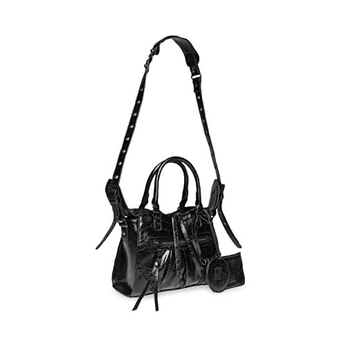 Steve Madden Celia Black Satchel Bag #TOP20