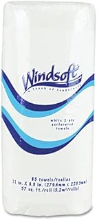 Windsoft 122085CT Perforated Paper Towel Rolls, 11