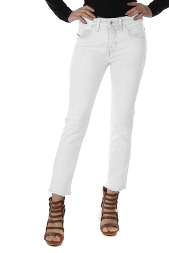 Jean femme Diesel Black Gold Type-150 BG65I boyfriend crop en denim bleu