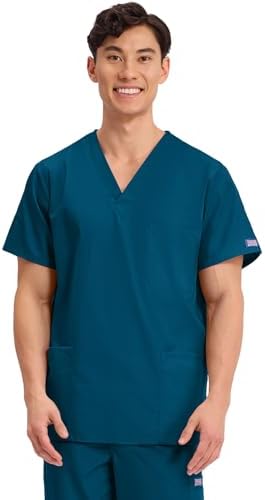 Cherokee WW Originals Scrubs for Women and Men Unisex V-Neck Scrub Top